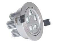 環保省電、高亮度，高效率(LINGO省電 5 LED全鋁圓柱崁燈(暖白光，全電壓))