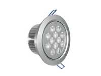 環保省電、高亮度，高效率(高效率省電暖白光12 LED全鋁崁燈(全電壓))