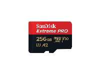 新版200R/140W UHS-I U3 A2 (SANDISK閃迪256G Extreme PRO microSDXC記憶卡(200MB/s版))
