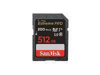讀取最高200MB/秒 寫入最 140MB/秒 終身保固(SANDISK閃迪SDXC Extreme Pro 512G記憶卡(200M版))