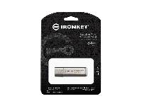 採用硬體加密方式，確保儲存資料的安全(金士頓IronKey Locker+ 50硬體加密隨身碟(64G))