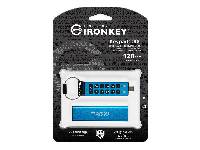 L  AES 256w[K޳N(KINGSTONhyIronKey Keypad 200w髬[KLUSB-CH(128GB))
