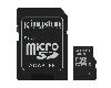 業界評價高.含轉接卡.手機相機一卡兩用(KINGSTON金士頓4GB (Class 4) microSDHC卡)