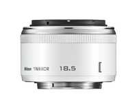 全新定焦鏡頭，配備極速 f/1.8最大光圈值(NIKON原廠1 NIKKOR 18.5mm f/1.8鏡頭(白色))