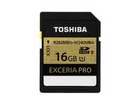 Ūt׳̰260MB/sC gJt׳̰240MB/s(TOSHIBAFEXCERIA PRO UHS-II SDHC 16GBOХd)