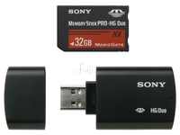 AVCHD支援  高速卡 附 USB 讀卡機(SONY原廠MemoryStick PRO-HG Duo 32GB記憶卡(MS-HX32G))